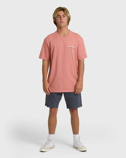 Billabong Men's Tailgating Premium Short Sleeve T-Shirt - Ash Rose