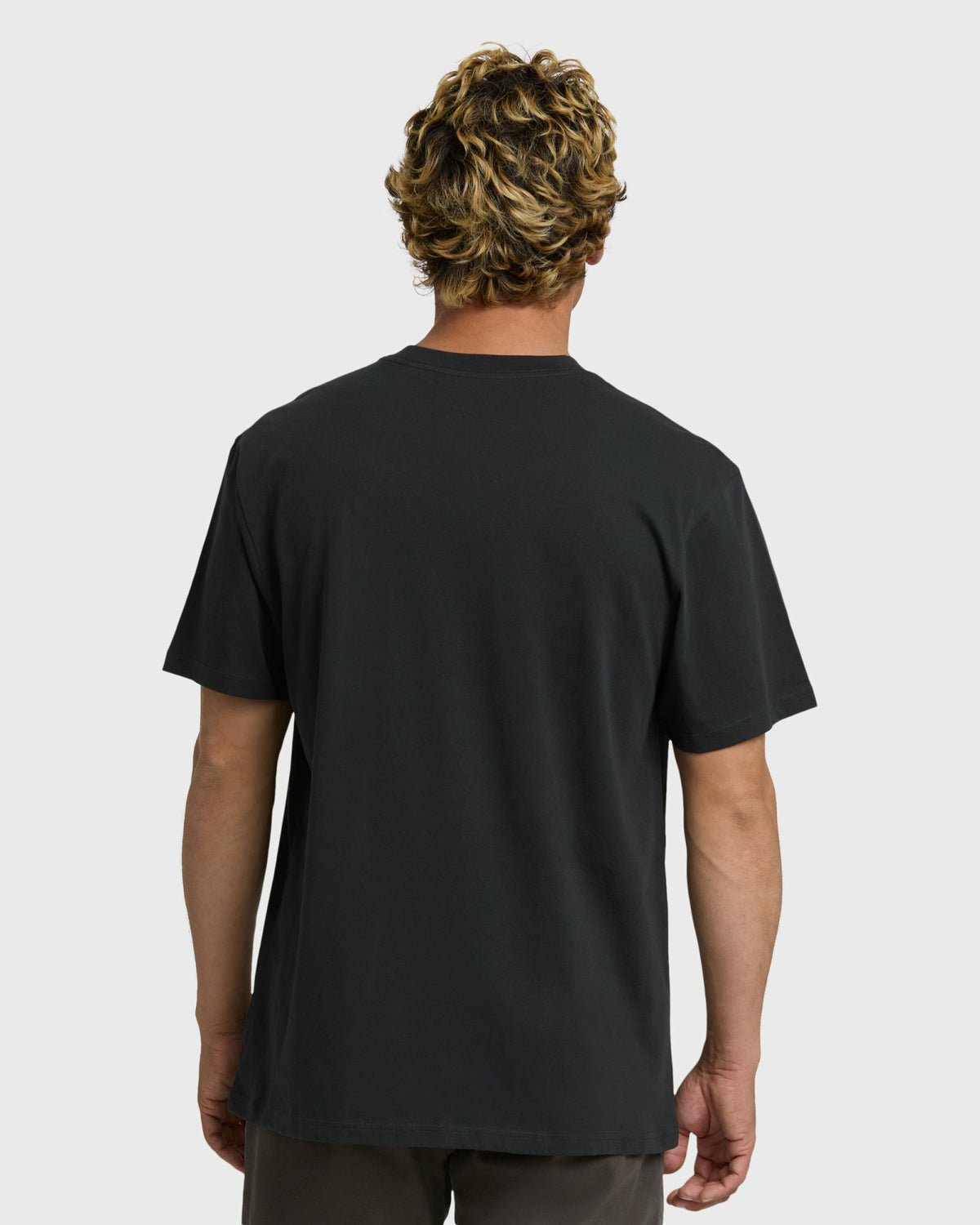 Billabong Men's Night Surf Premium Short Sleeve T-Shirt - Black Vintage
