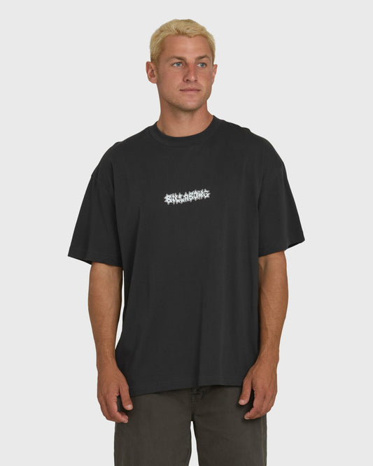Billabong Men's Marrow OG Short Sleeve Knit T-Shirt - Washed Black