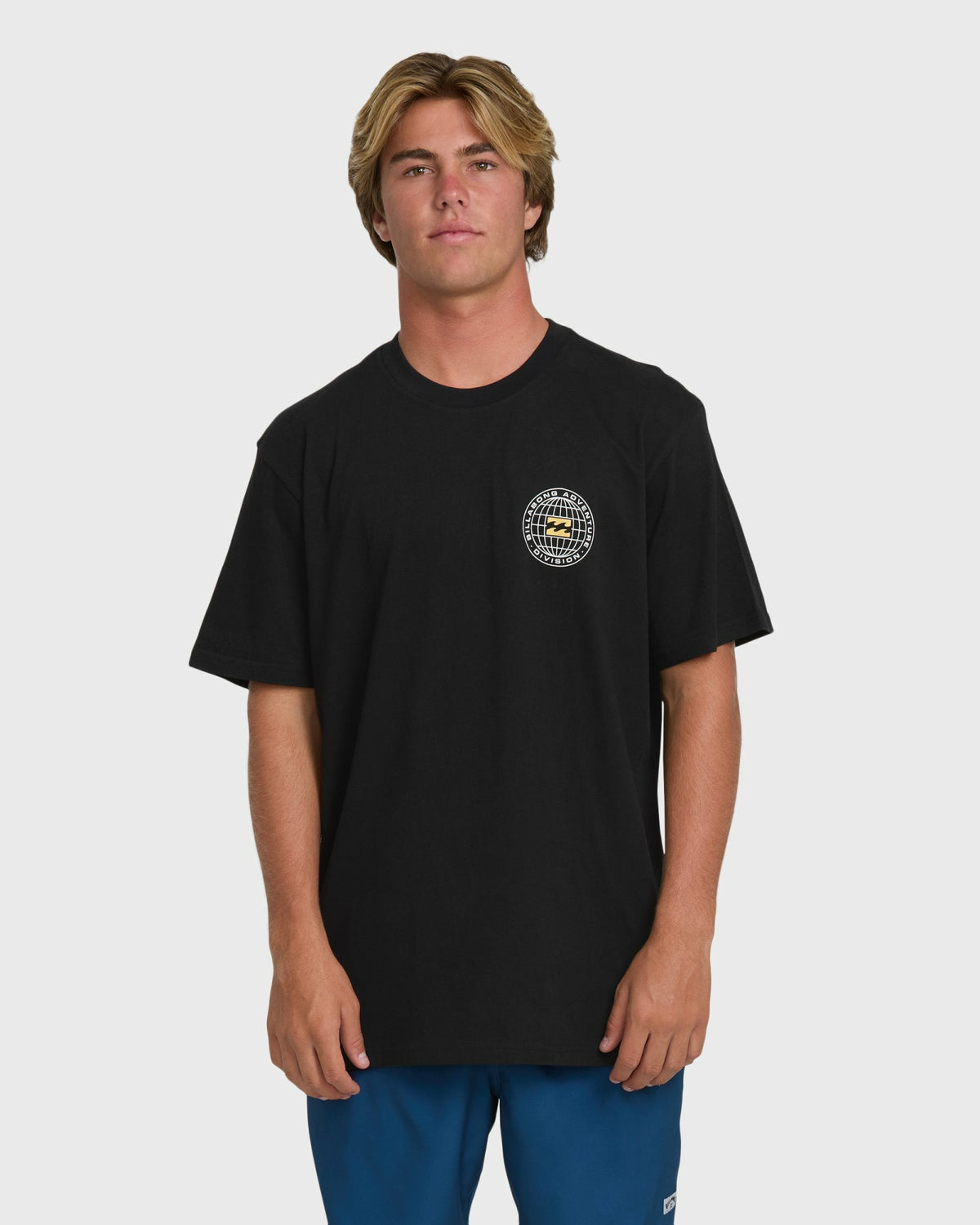 Billabong Men's A\/Div Rockies Premium Short Sleeve Knit T-Shirt - Black