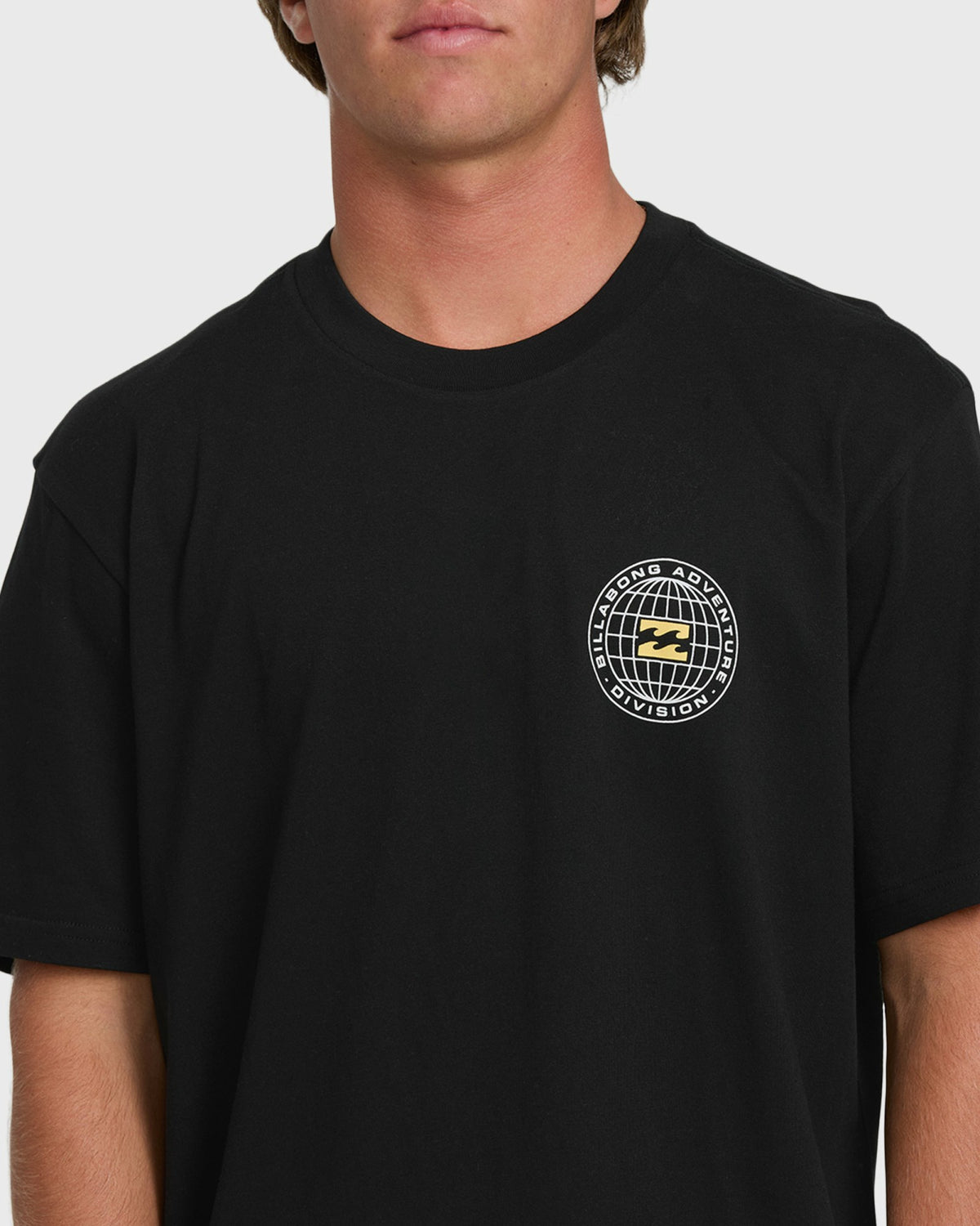 Billabong Men's A\/Div Rockies Premium Short Sleeve Knit T-Shirt - Black