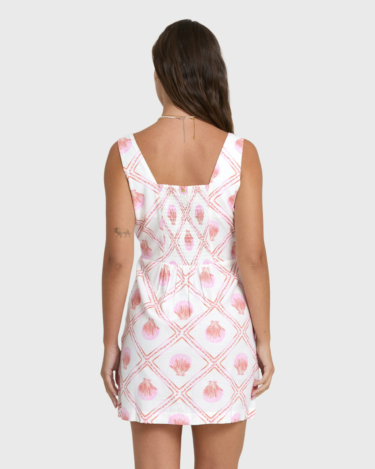 Billabong Women's Sunlit Sky Mini Dress - Salt Crystal