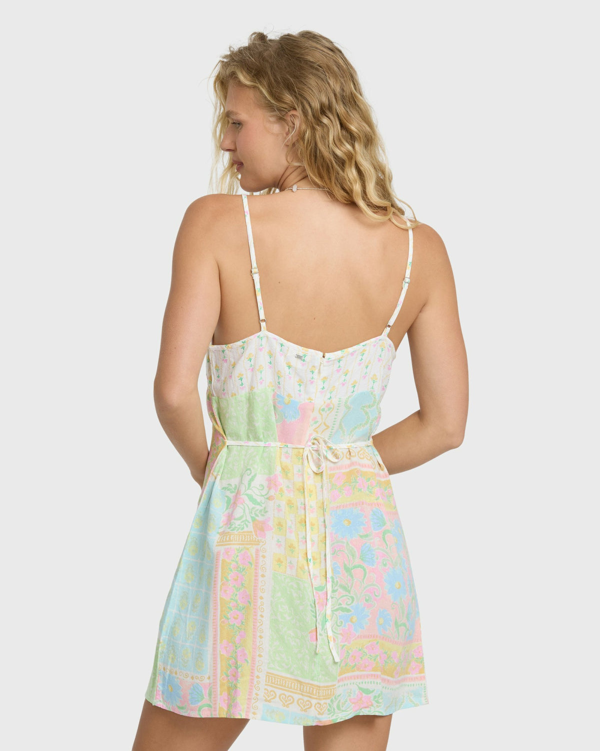 Billabong Women's Little Crush Mini Dress - White Multi