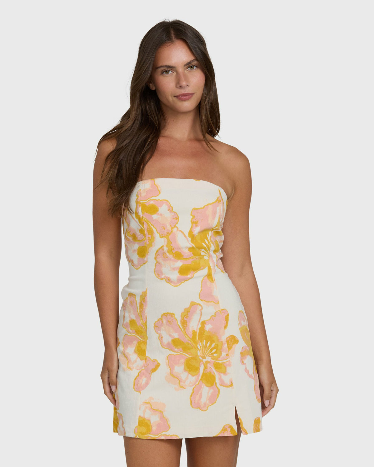 Billabong Women's Floral Trippin Mini Dress - Salt Crystal