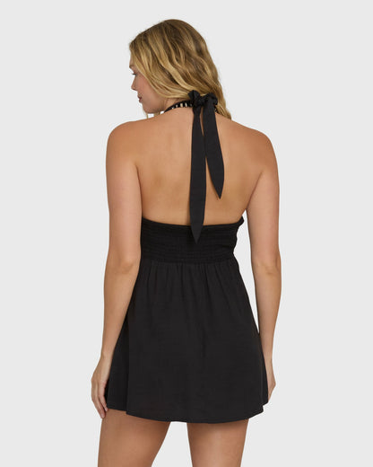Billabong Women's Sunny Sometimes Mini Dress - Black Sands