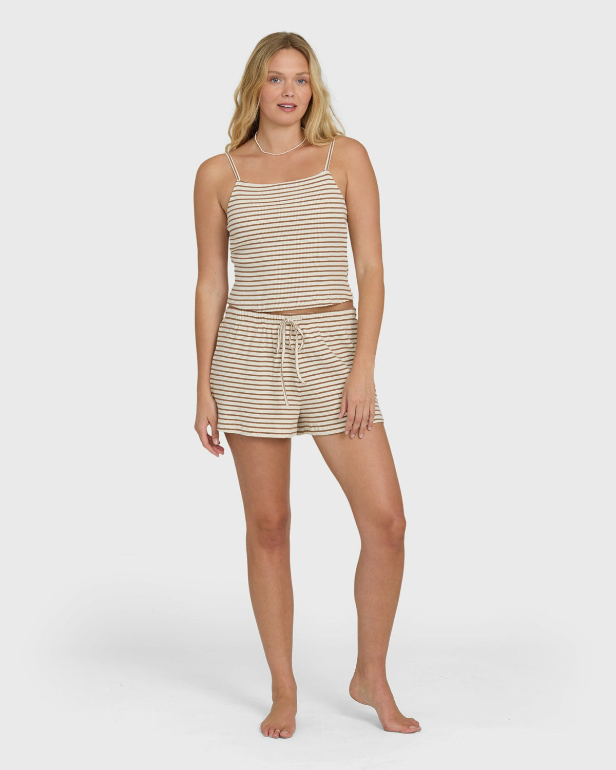 Billabong Women's Easy Livin Tank Top - Brown Stone
