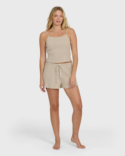 Billabong Women's Easy Livin Tank Top - Brown Stone