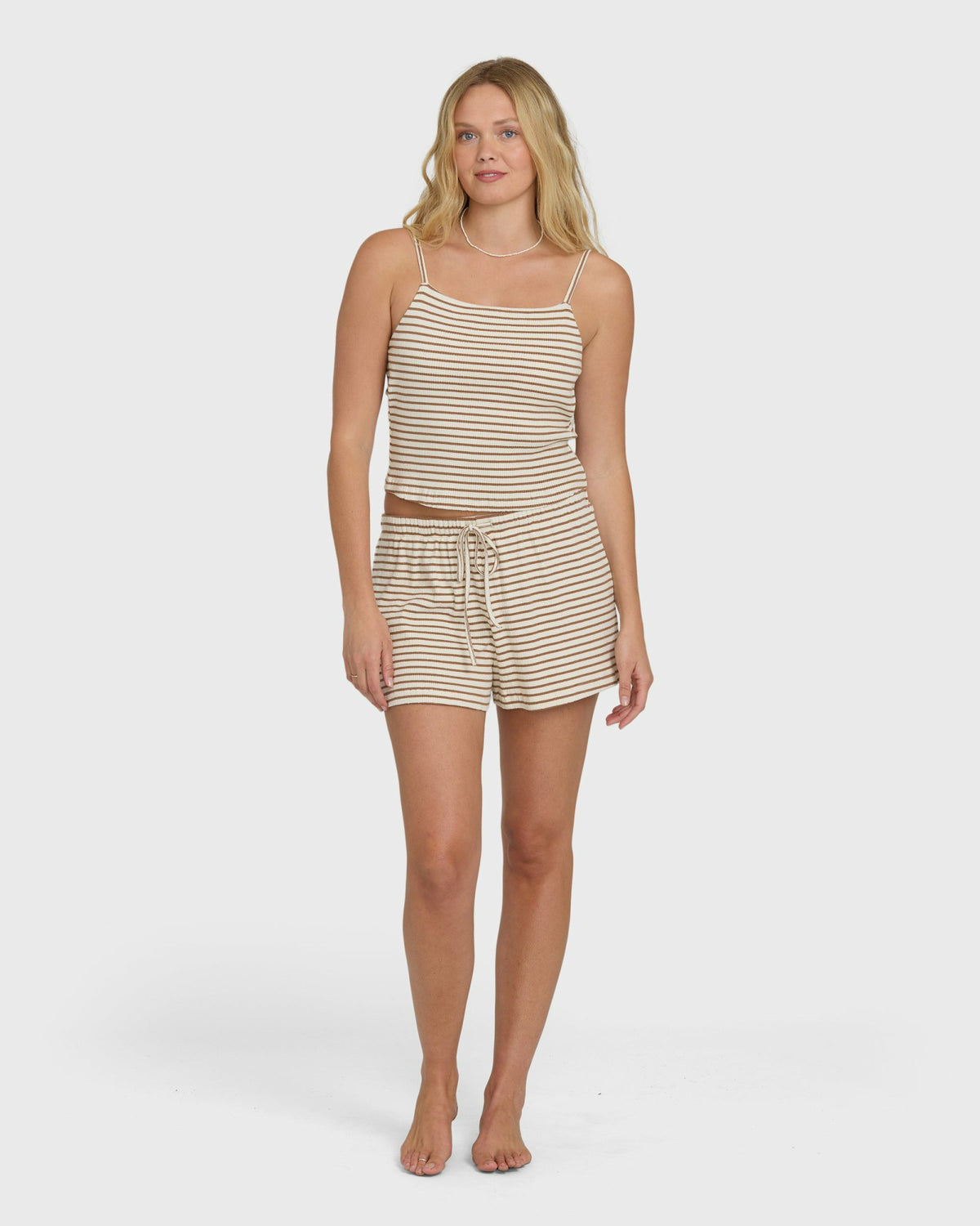 Billabong Women's Easy Livin Knit Shorts - Brown Stone
