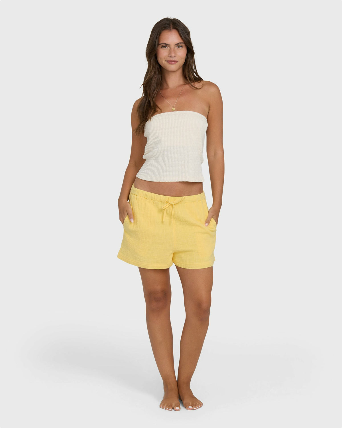 Billabong Women's Wanderer Woven Shorts - Sundress