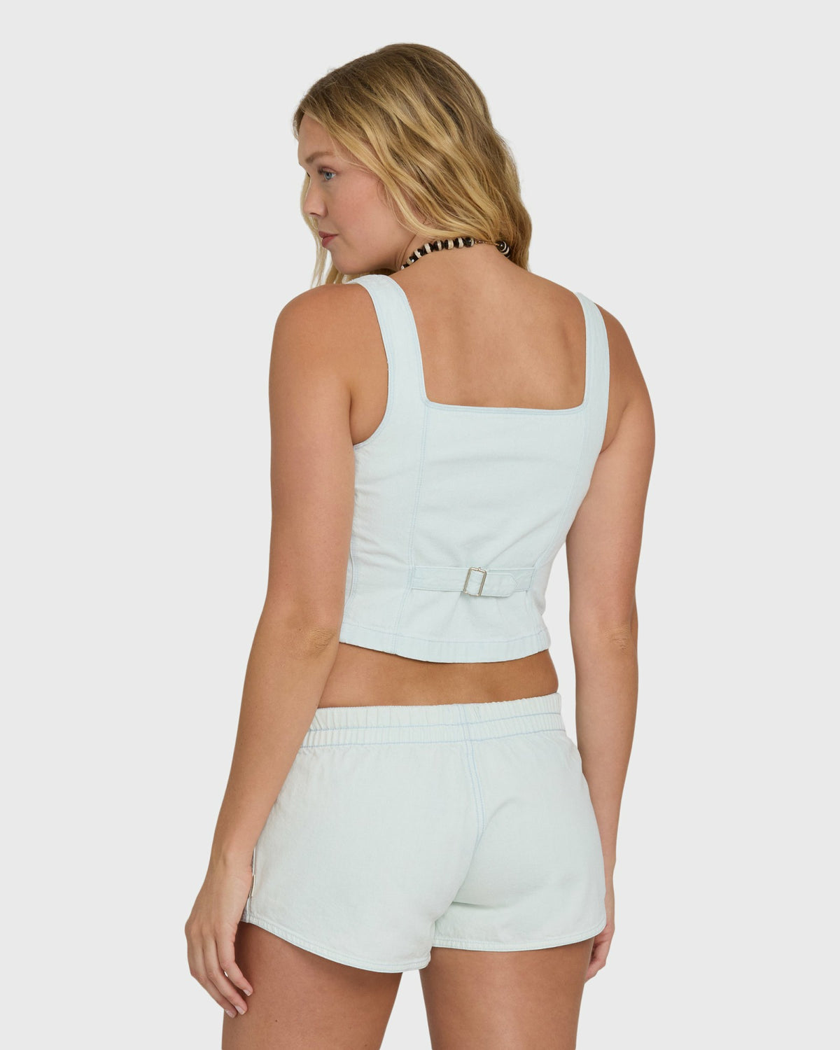 Billabong Women's June Saltwashed Tank Top - Clearwater