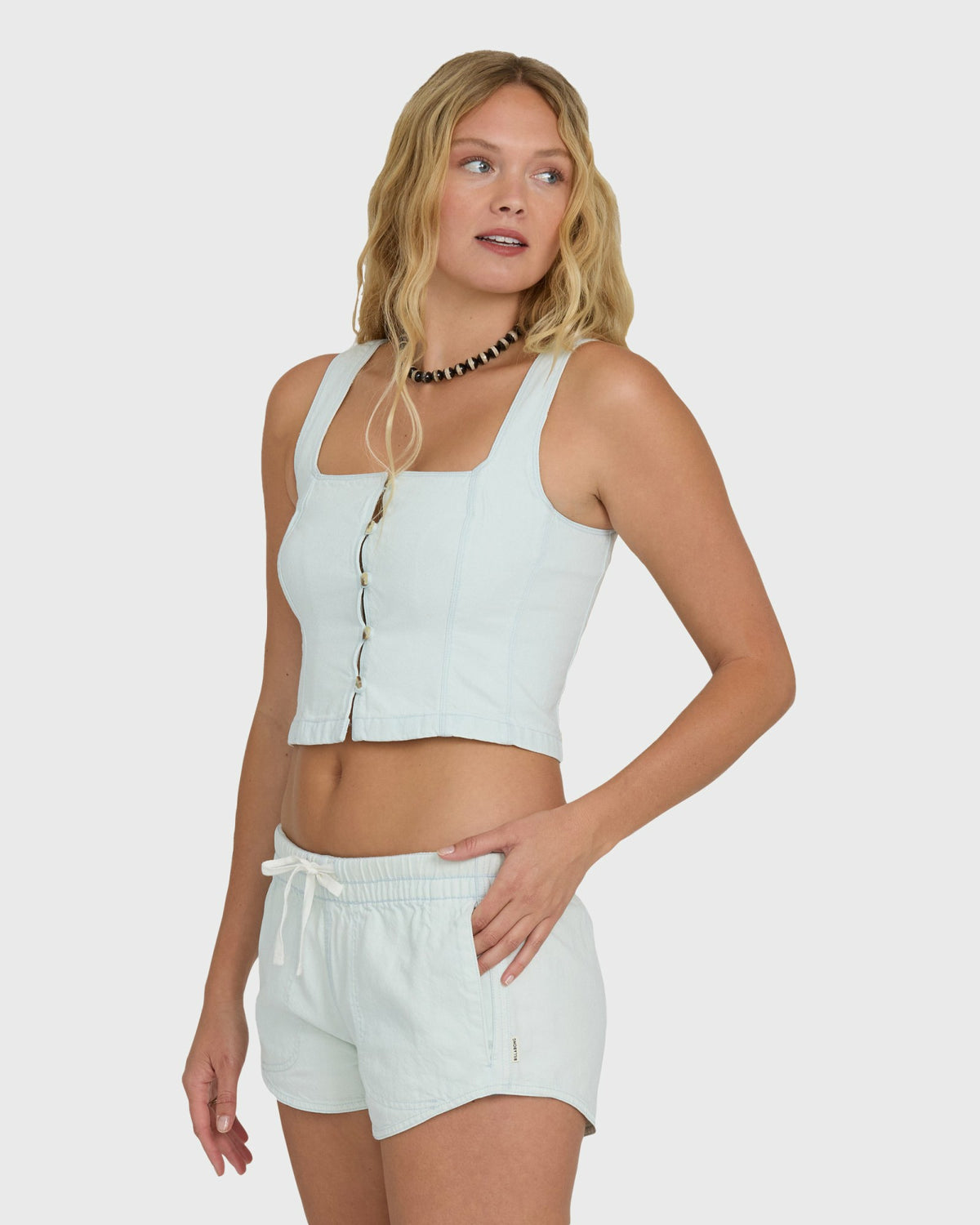 Billabong Women's June Saltwashed Tank Top - Clearwater