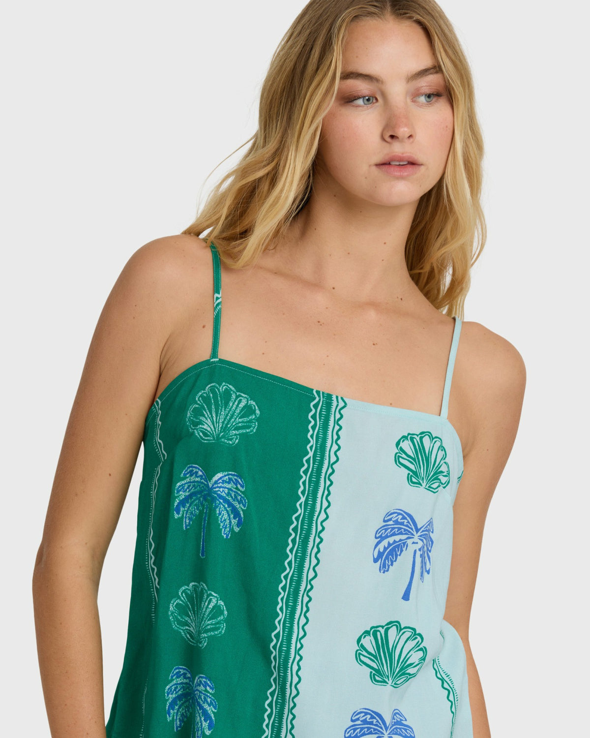 Billabong Women's Vacay Dreams Woven Tank - Pool Blue