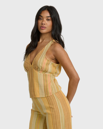 Billabong Women's Hazy Daze Top - Brown Multi