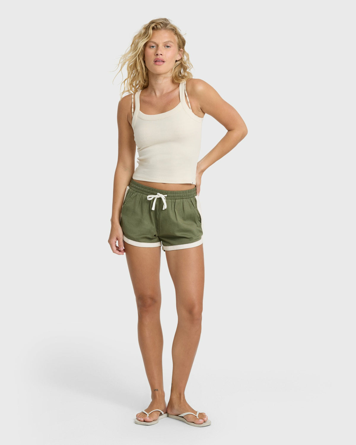 Billabong Women's All Time Tank Top - White Cap