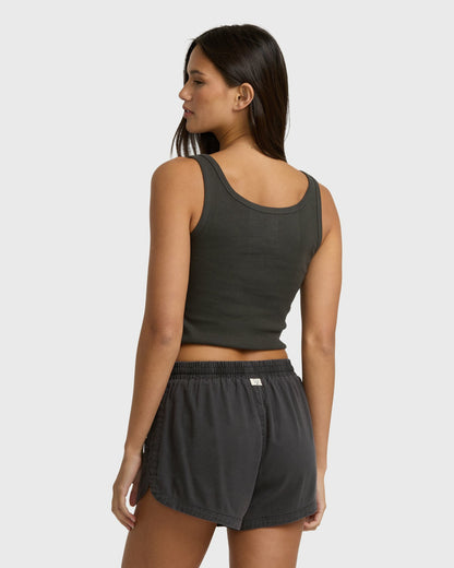 Billabong Women's Day Tripping Goddess Tank Top - Off Black