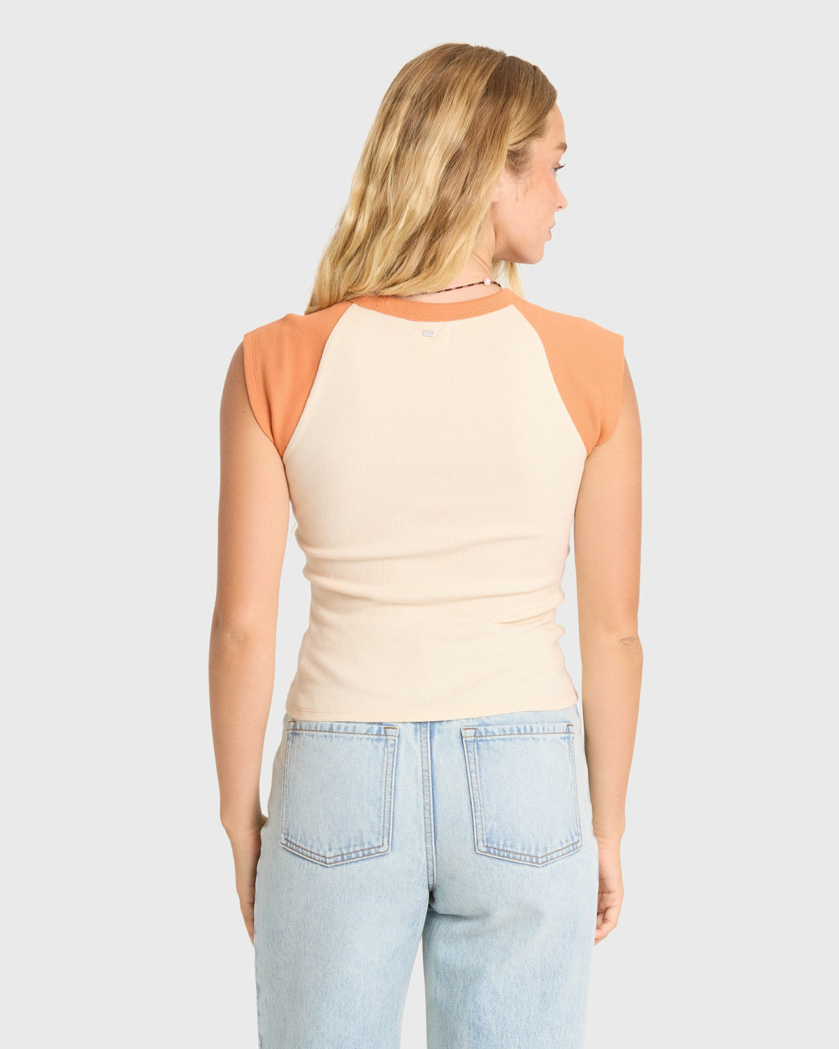 Billabong Women's Sea Friends Short Sleeve Knit Raglan T-Shirt - Amber