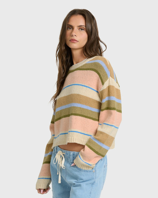 Billabong Women's Bright Sol Sweater - Light Peach