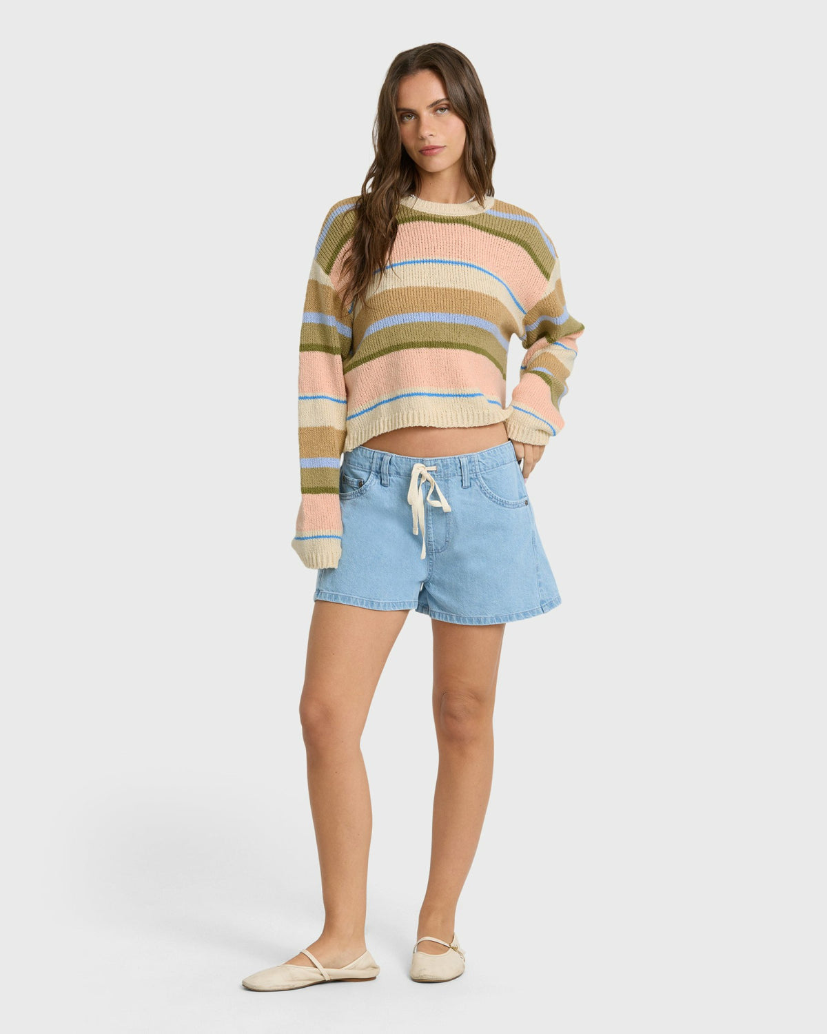 Billabong Women's Bright Sol Sweater - Light Peach