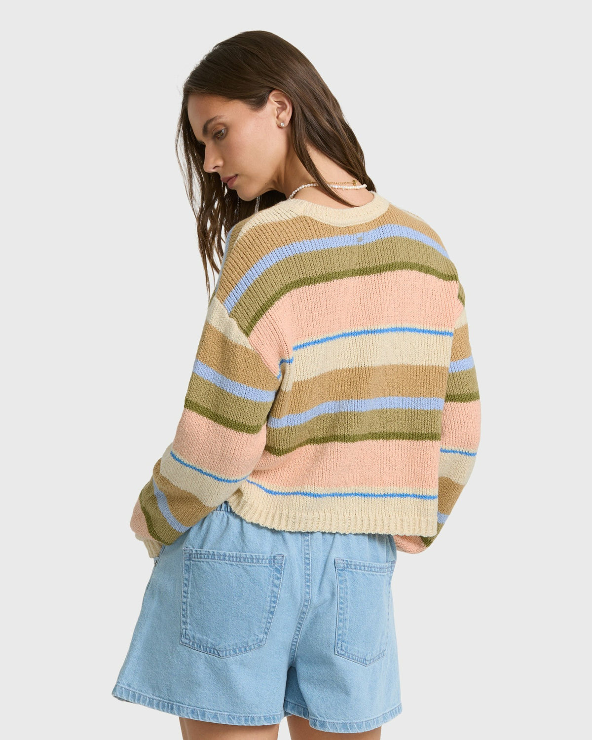 Billabong Women's Bright Sol Sweater - Light Peach