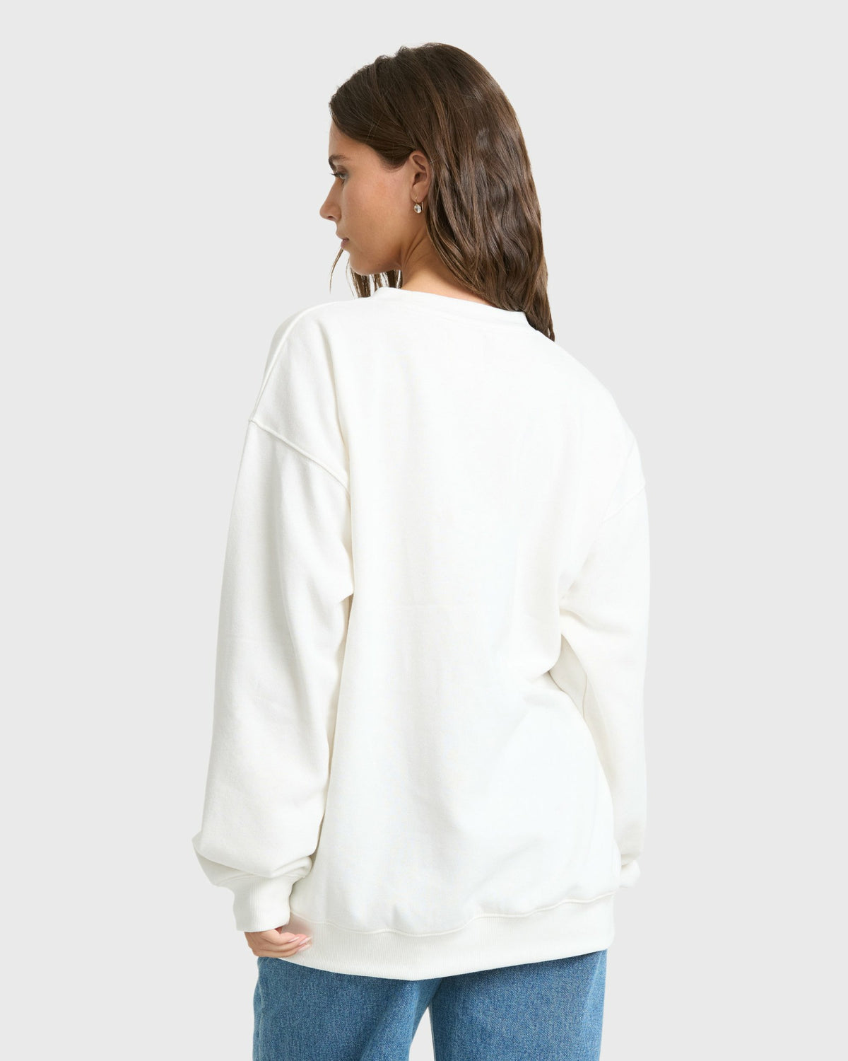 Billabong Women's Seaside Panorama Crewneck Sweatshirt - Salt Crystal