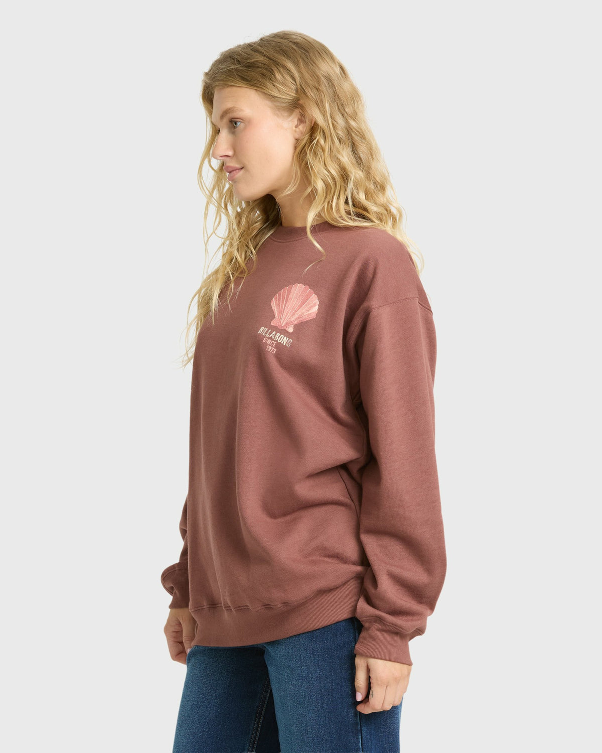 Billabong Women's Light In View Crewneck Sweatshirt - Espresso