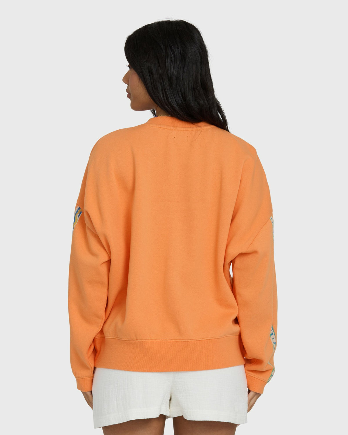 Billabong Women's Palm Crewneck Sweatshirt - Tangerine