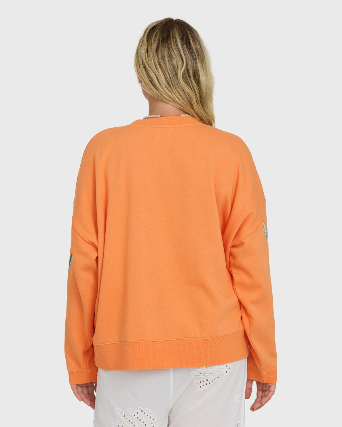 Billabong Women's Palm Crewneck Sweatshirt - Tangerine