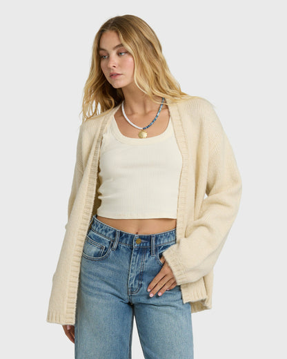 Billabong Women's Soft Sun Cardi - Whitecap