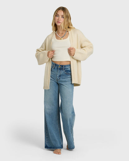 Billabong Women's Soft Sun Cardi - Whitecap
