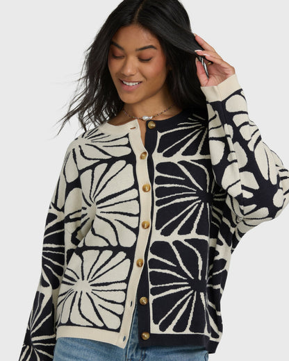 Billabong Women's Overheated Cardi - Black Sands