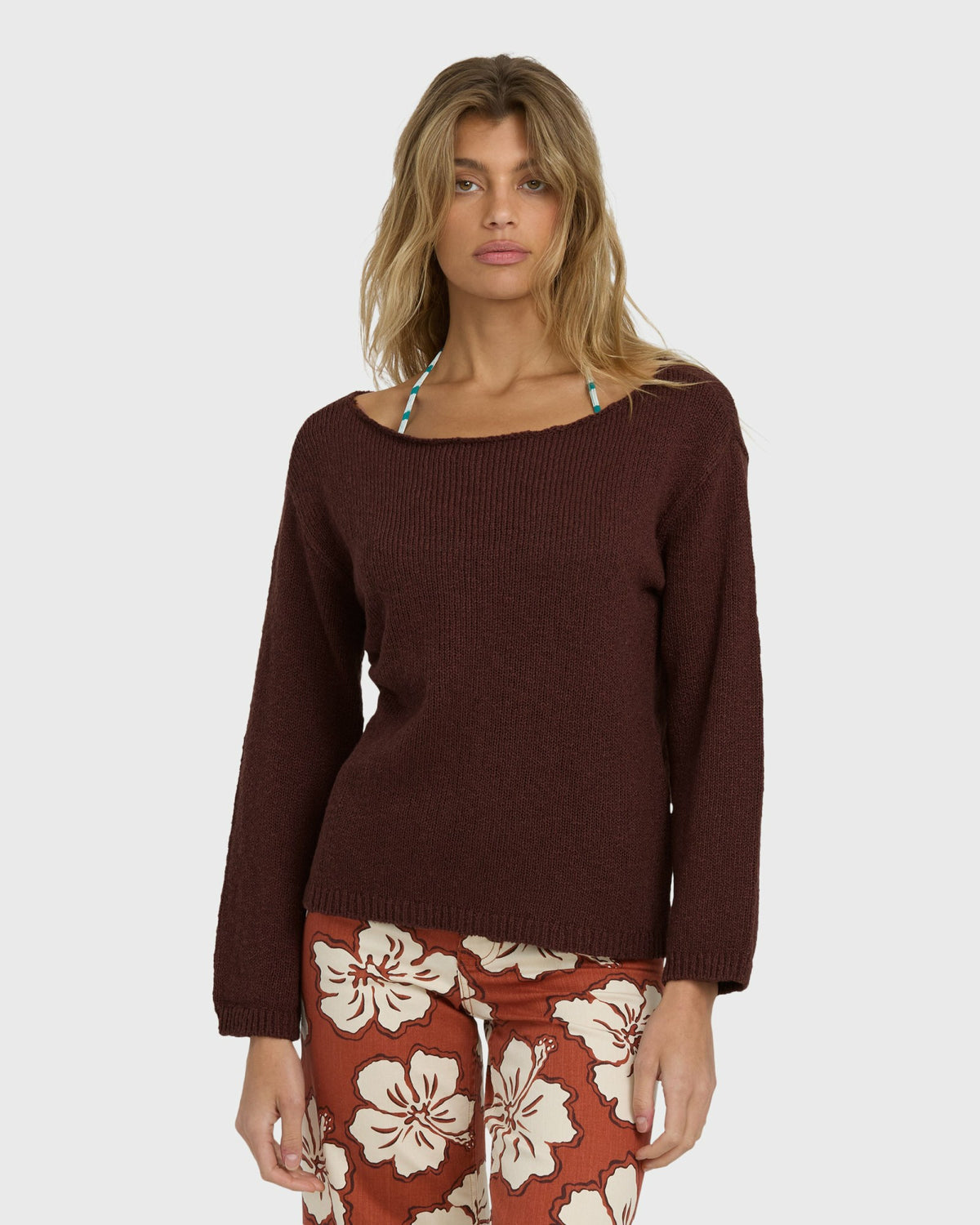 Billabong Women's Ellipse Sweater - Teak