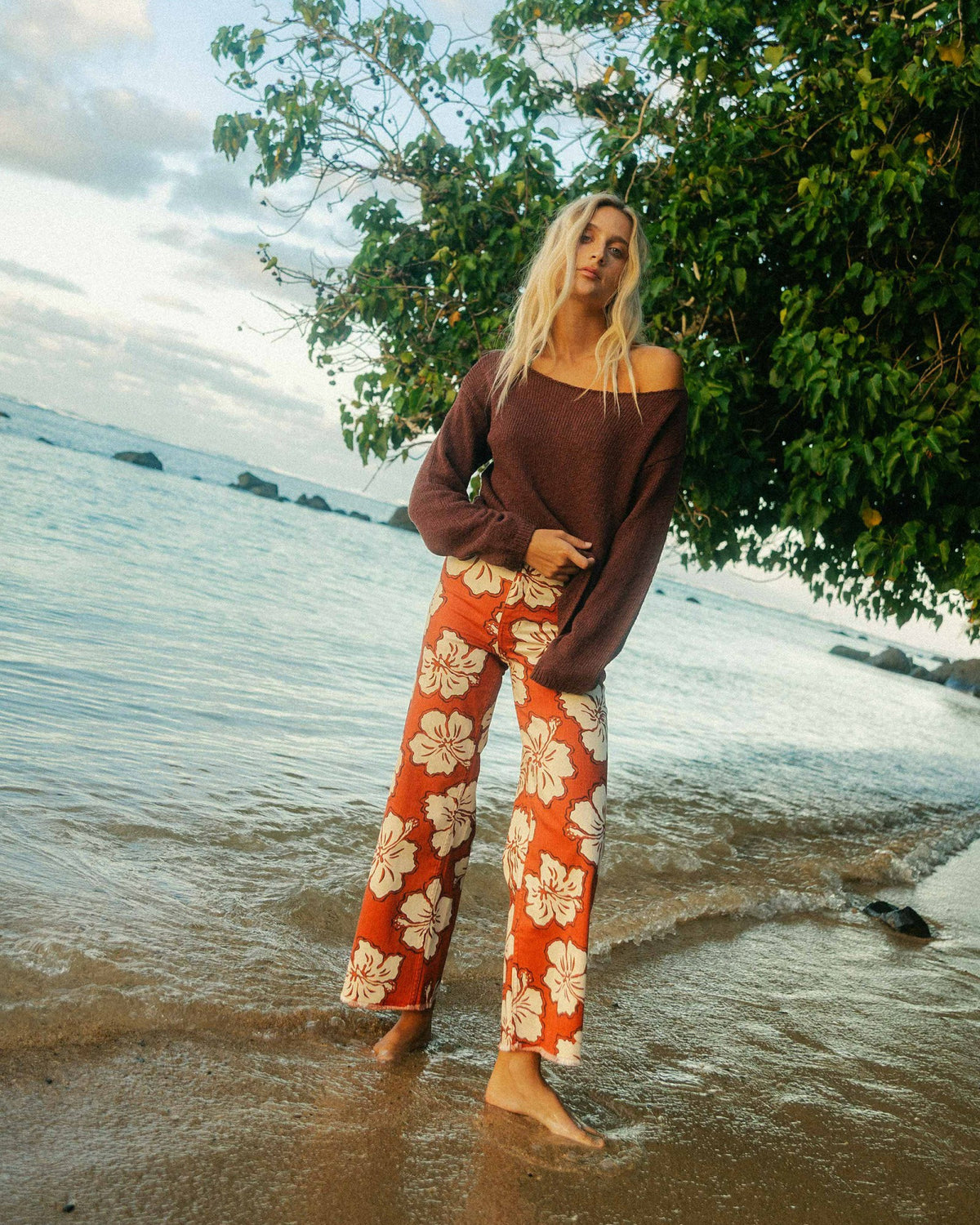 Billabong Women's Ellipse Sweater - Teak