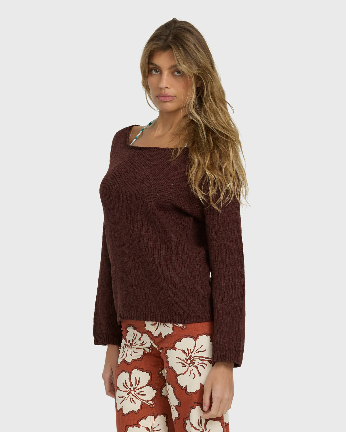 Billabong Women's Ellipse Sweater - Teak