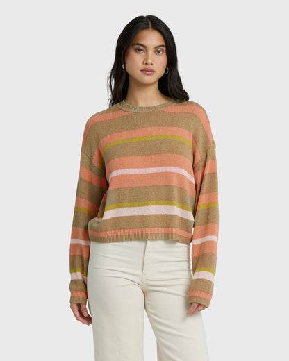Billabong Women's Make It Waves Sweater - Stone