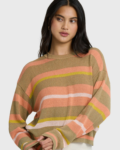 Billabong Women's Make It Waves Sweater - Stone