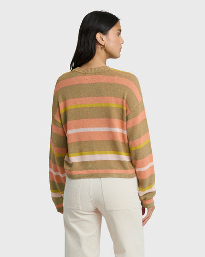 Billabong Women's Make It Waves Sweater - Stone