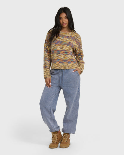 Billabong Women's Malibu Creek Sweater - Teak