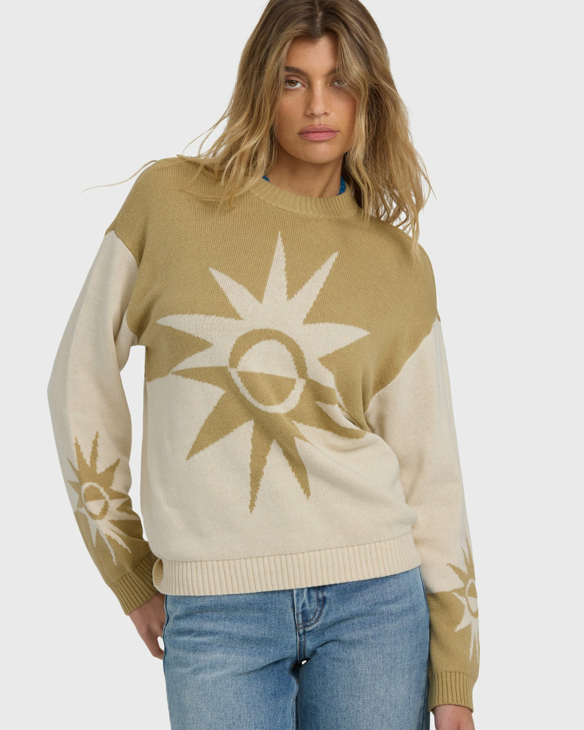 Billabong Women's Reverse Heat Sweater - Green Ash