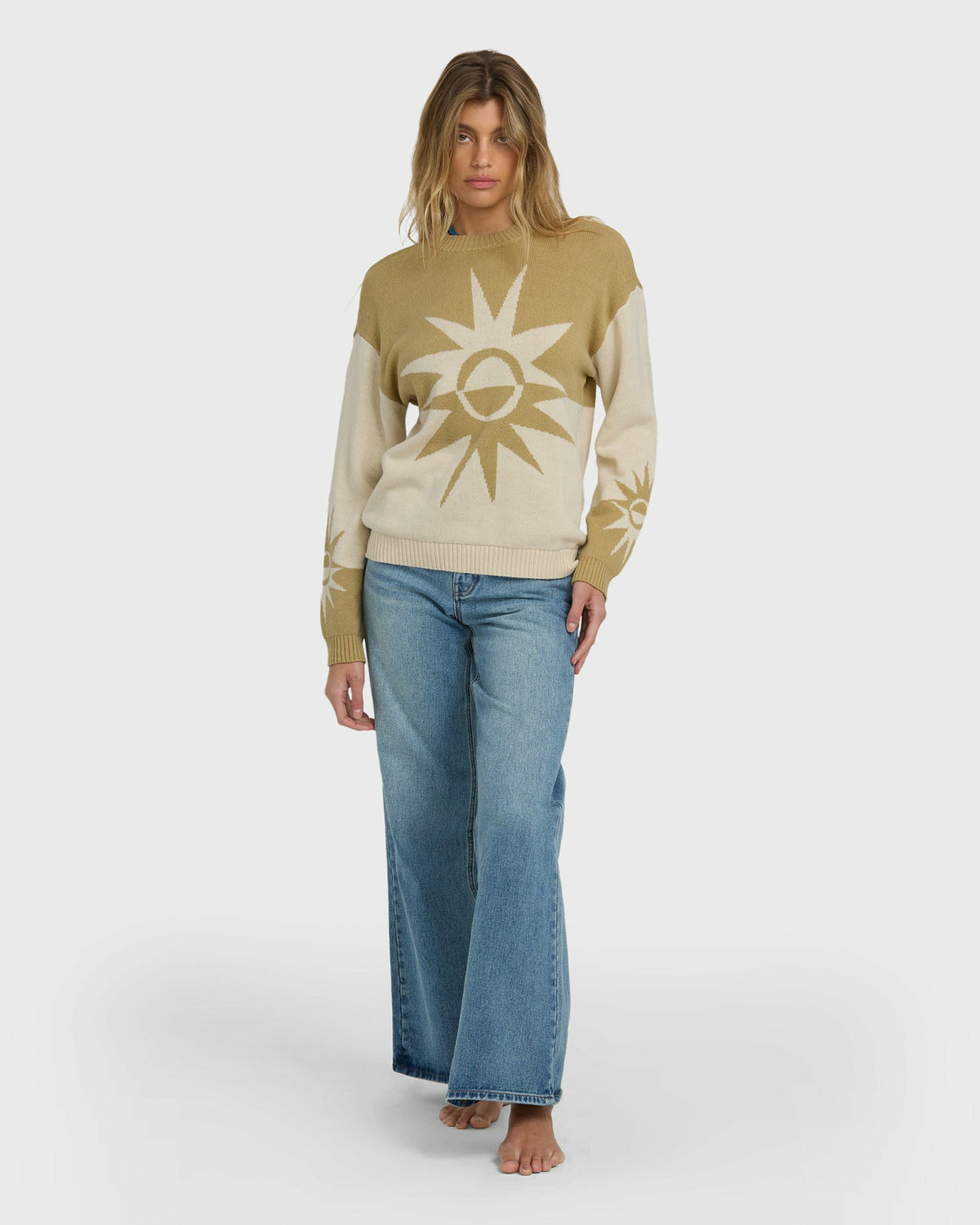 Billabong Women's Reverse Heat Sweater - Green Ash