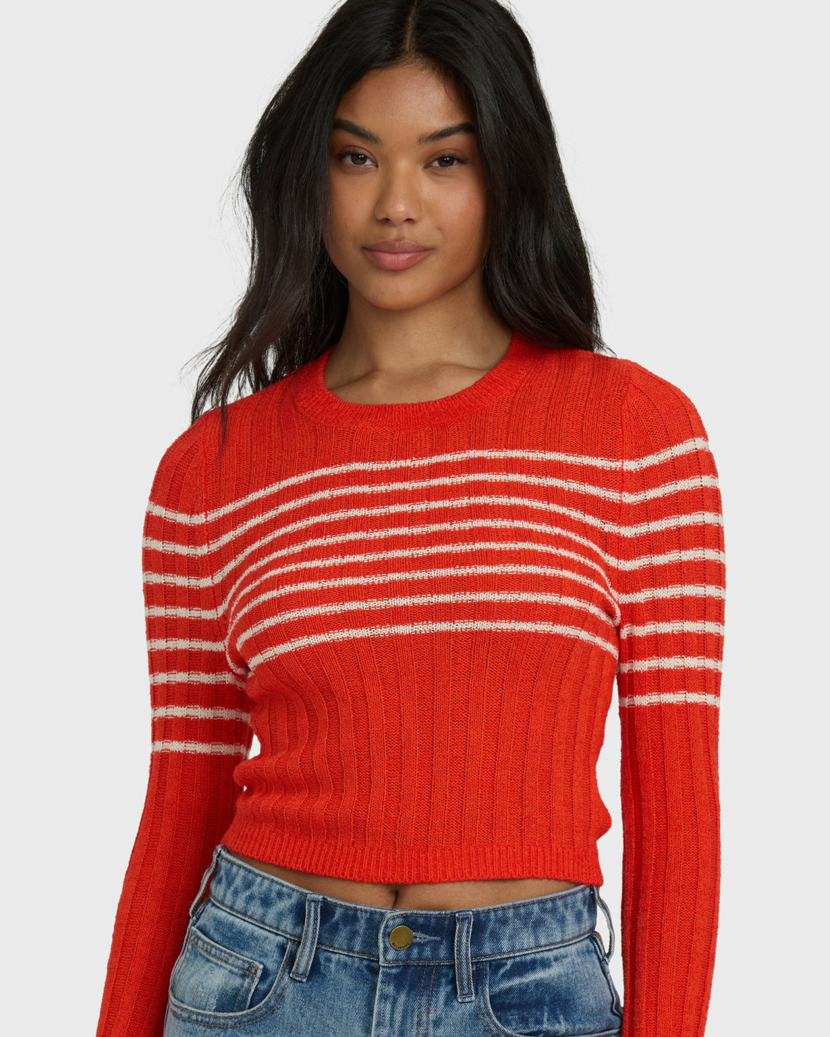 Billabong Women's Clare Sweater - Red Aloha