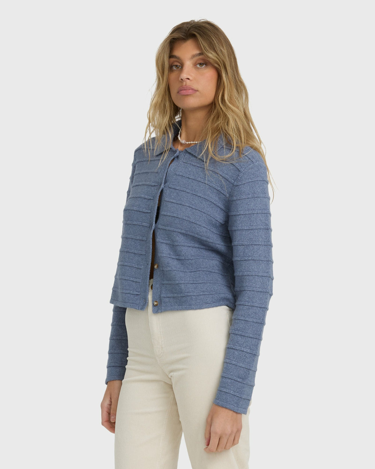 Billabong Women's Ayla Sky Sweater - Stone Blue