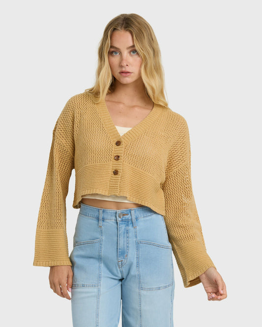 Billabong Women's Tavi Cardigan - Sand