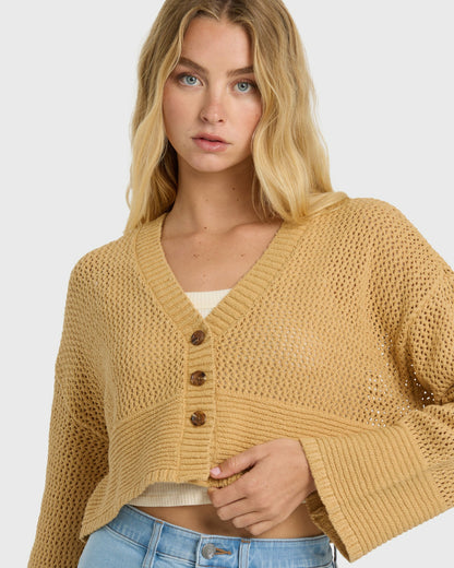Billabong Women's Tavi Cardigan - Sand