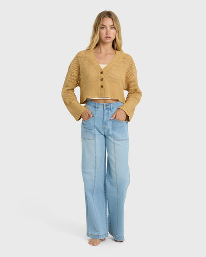 Billabong Women's Tavi Cardigan - Sand