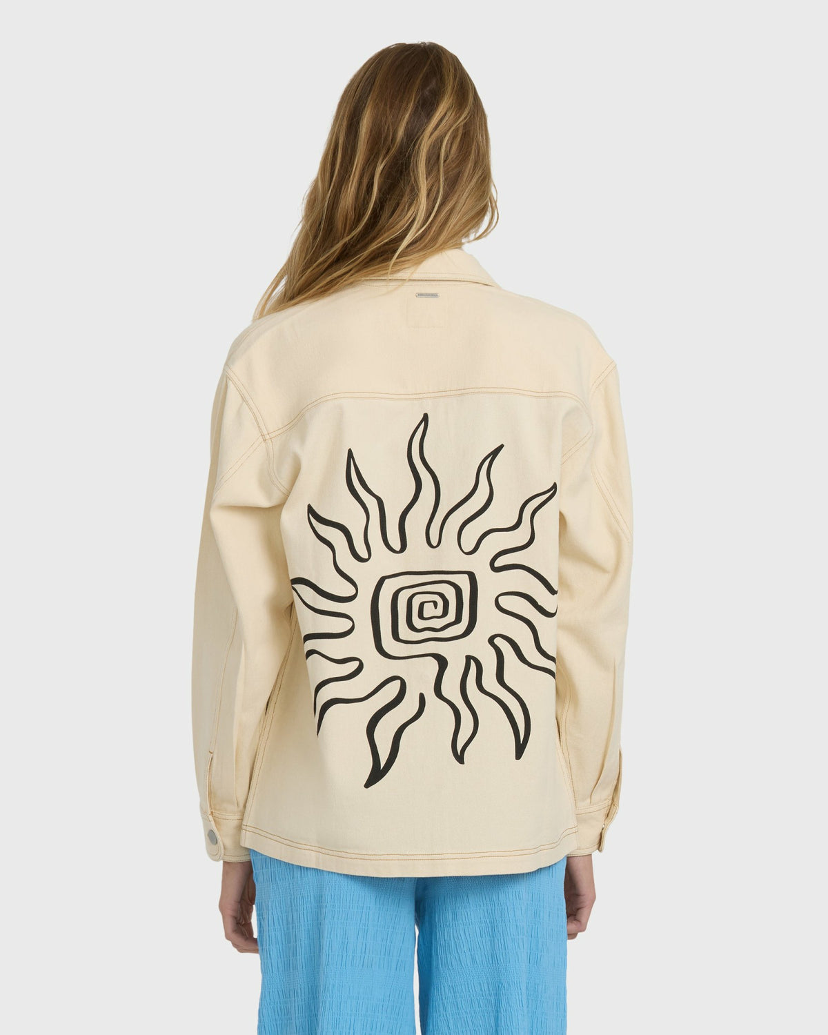 Billabong Women's Laura Twill Shacket - Antique White