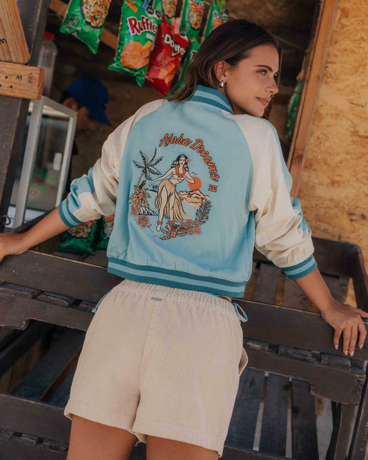 Billabong Women's Dream Vacation Souvenir Jacket - Misty Blue