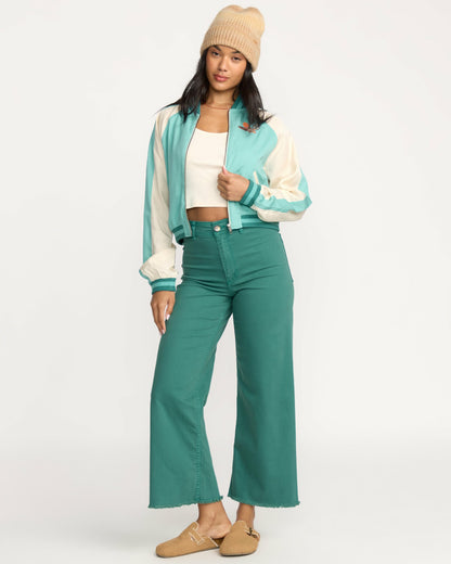 Billabong Women's Dream Vacation Souvenir Jacket - Misty Blue
