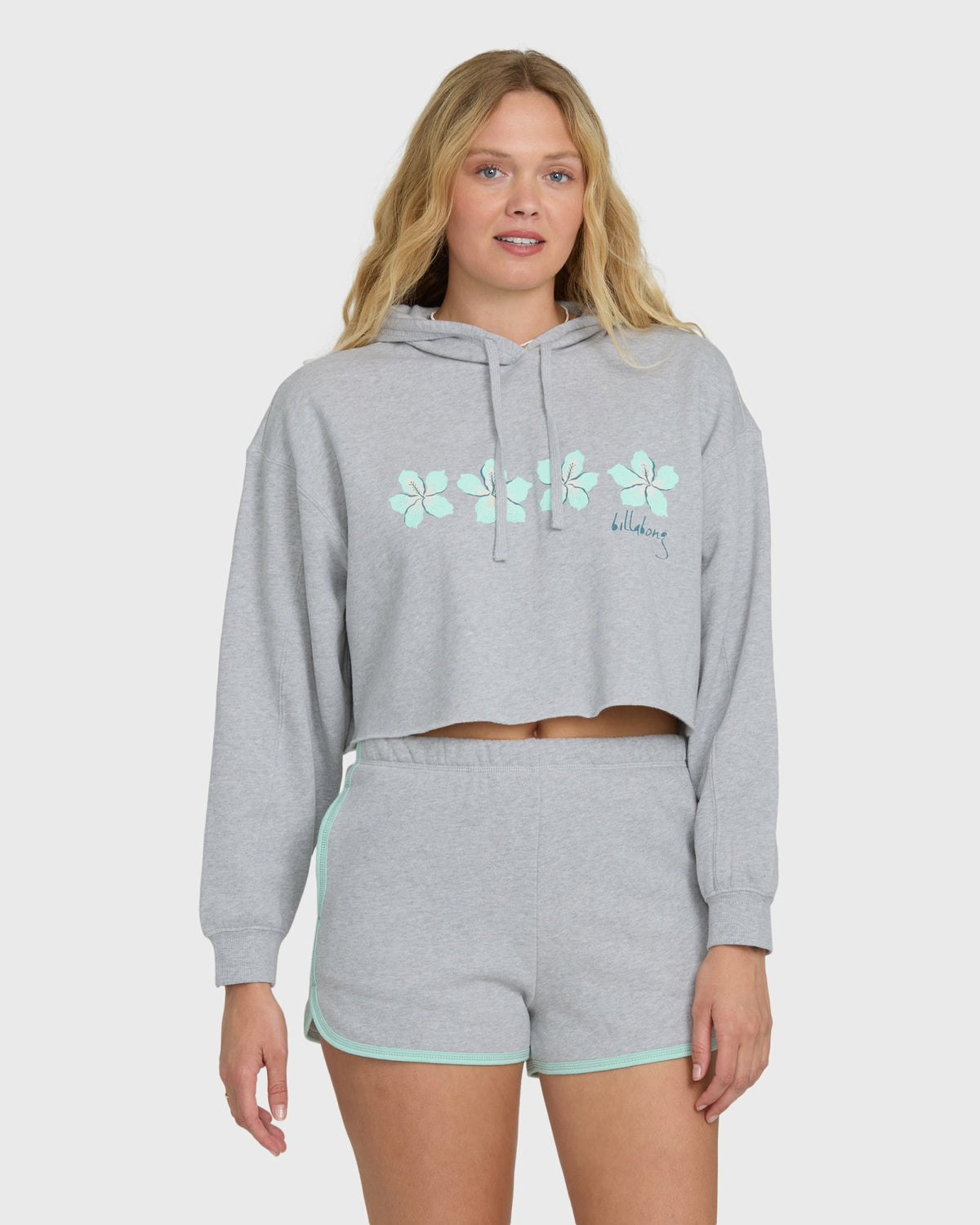 Billabong Women's Palmer Fleece Shorts - Heather Gray