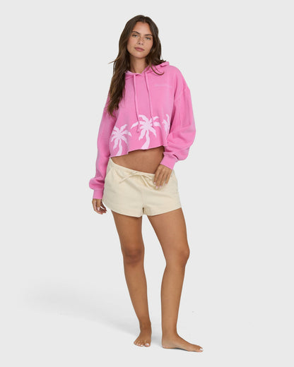 Billabong Women's Low Tide Solid Woven Shorts - White Cap