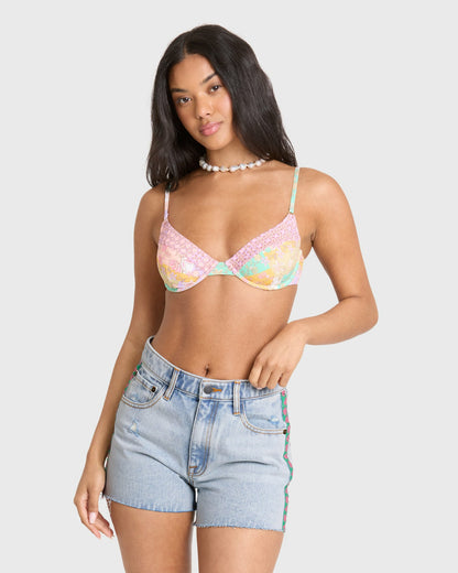 Billabong Women's Sling Trim Denim Shorts - Alda Blue